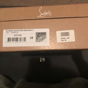 So Kate 120 Glitter Drangonfly Christian Louboutin